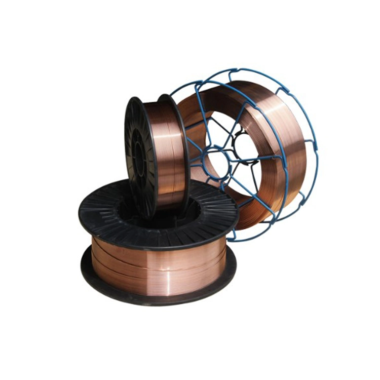 Gasless Stainless Steel Copper MIG Flux Core Wire Welding with Solid Round Mesh Er70s6 for All Position Gas Welding