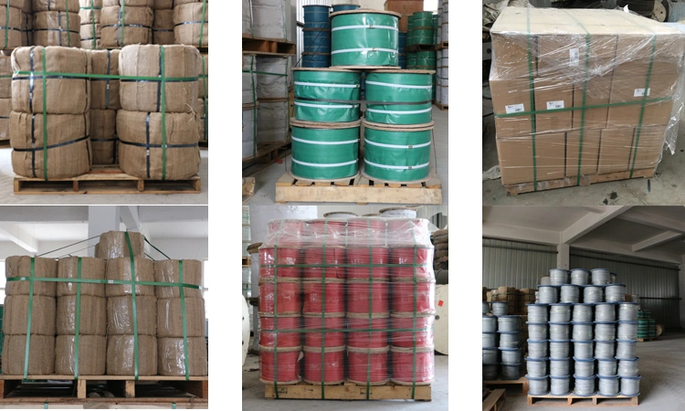 Factory 6X24+7FC Ungalvanized Steel Wire Rope for Tying and Binding