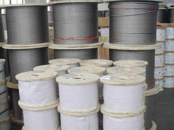 Ss 304 316 7X7 Stainless Steel Aircraft Control Wire Rope Cable